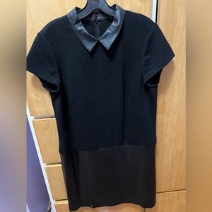 Black mini dress. Collar need repair work